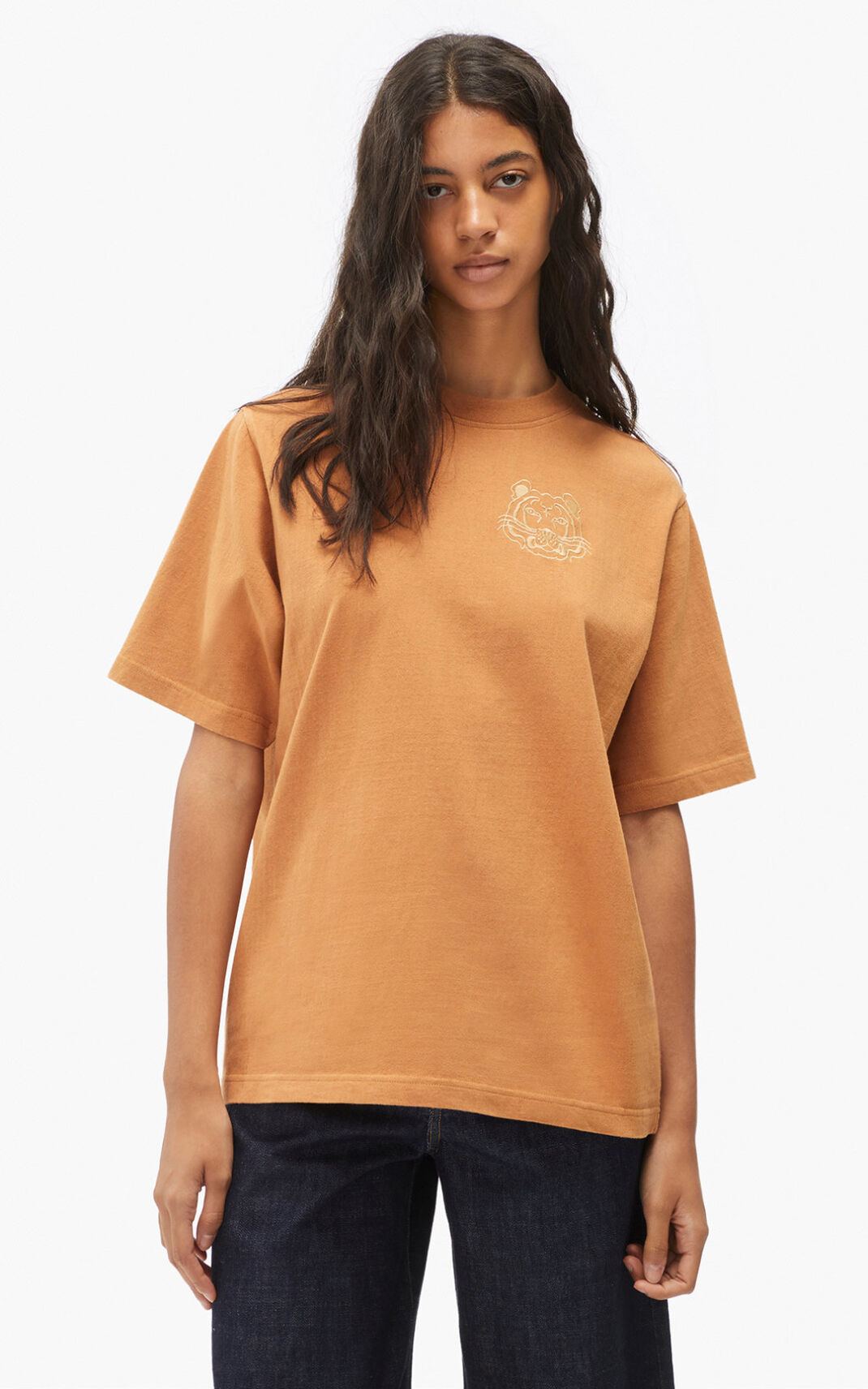 Kenzo RE/relaxed casual T Shirt Dam | 82301-PTUL